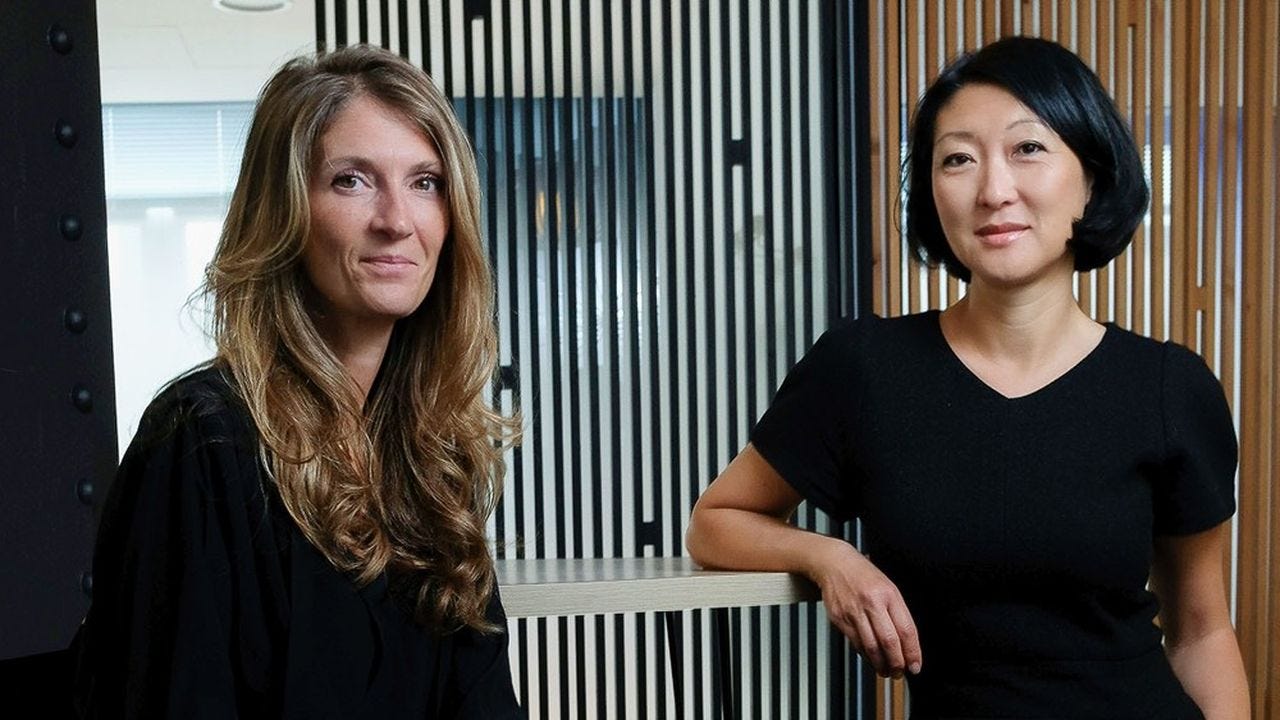 Julie Roze (à gauche) et Fleur Pellerin chez Korelya Capital.