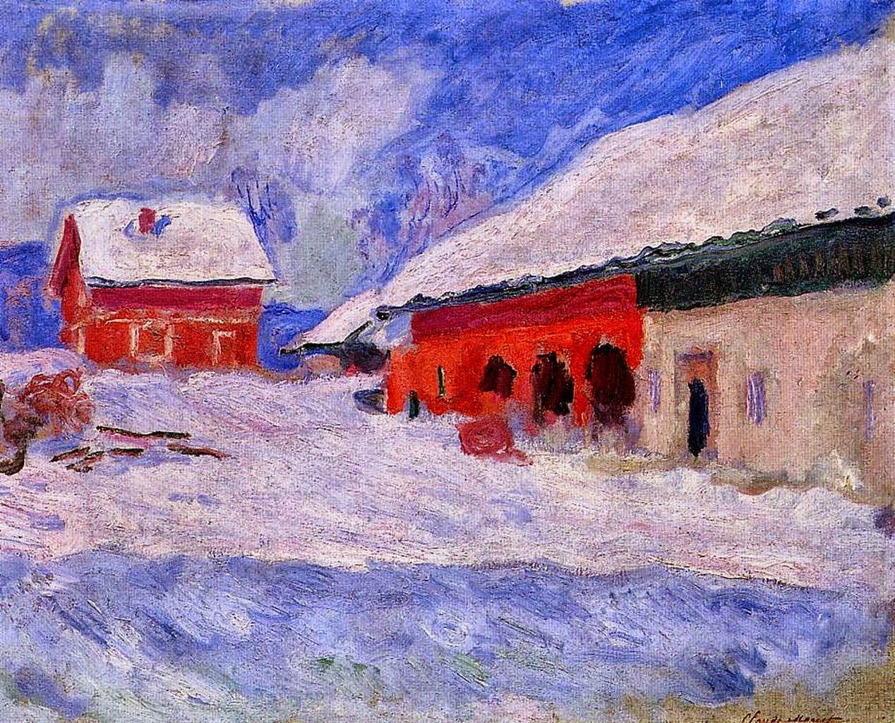 Claude%2BMonet%2B-%2BRed%2BHouses%2Bat%2BBjornegaard%2Bin%2Bthe%2BSnow%2C%2BNorway