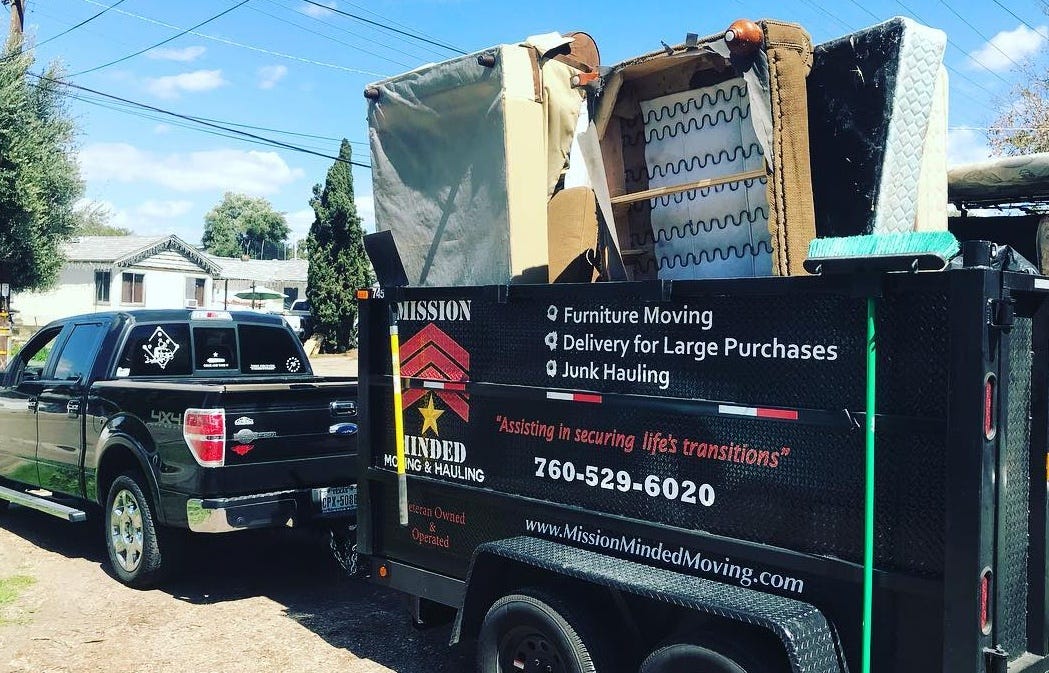 Fidencio Reyna III started his own moving company several years ago after years of struggling to find his way after exiting the Marines. Courtesy image