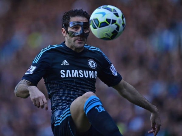 chelsea cesc fabregas beats off queens park rangers premier league 2015