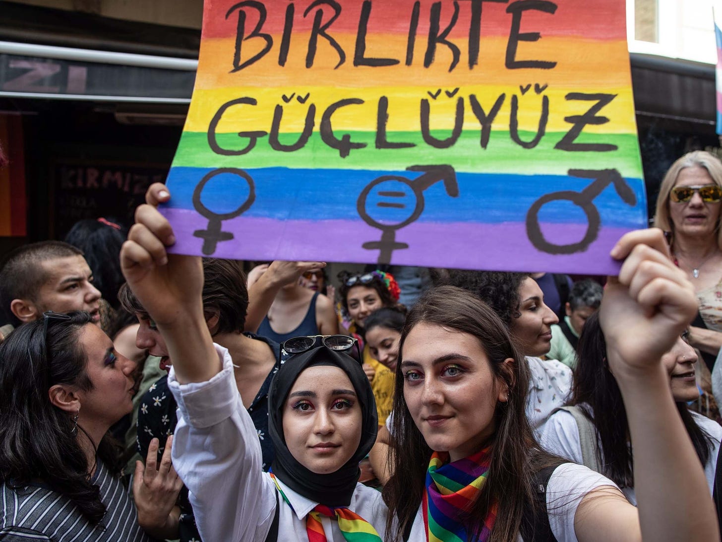 Turkish police fire tear gas at crowds gathered for banned Istanbul Pride  march | The Independent | The Independent