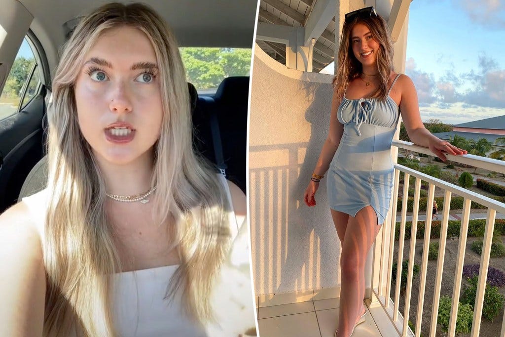 Content creator Lucy Welcher has caused controversy by claiming she's too pretty to work. The TikTokker later insisted her comments were made in jest.