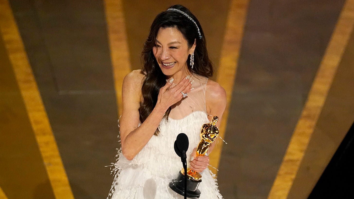 Michelle Yeoh, winner of Best Actress Oscars 2023