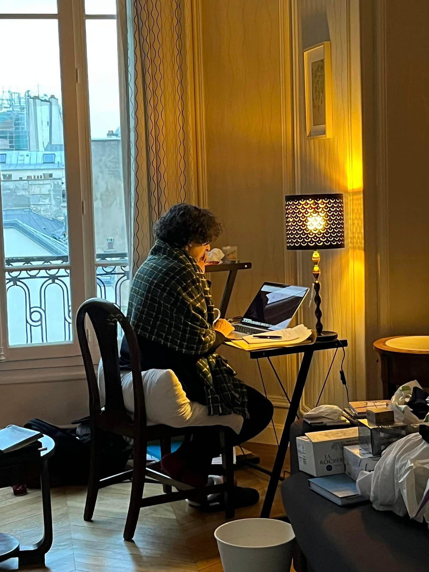 May be an image of 1 person, studying, clothes iron and Sacré-Cœur