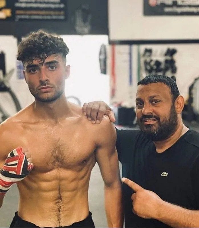 Aadam Hamed will have his father's support as he begins his boxing journey