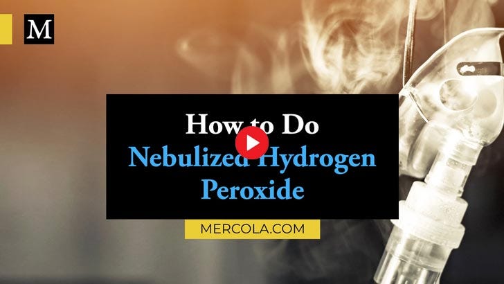 how to do nebulized hydrogen peroxide