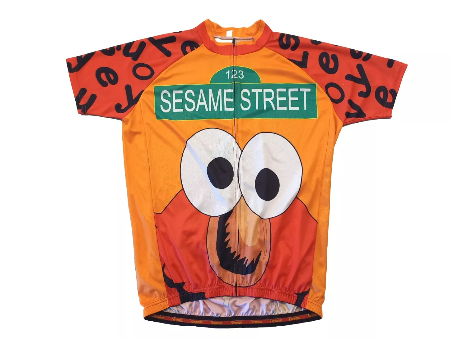 Sesame Street ELMO Loves You! Cycling Jersey Shirt Top Size 3XL Muppets - Picture 1 of 7