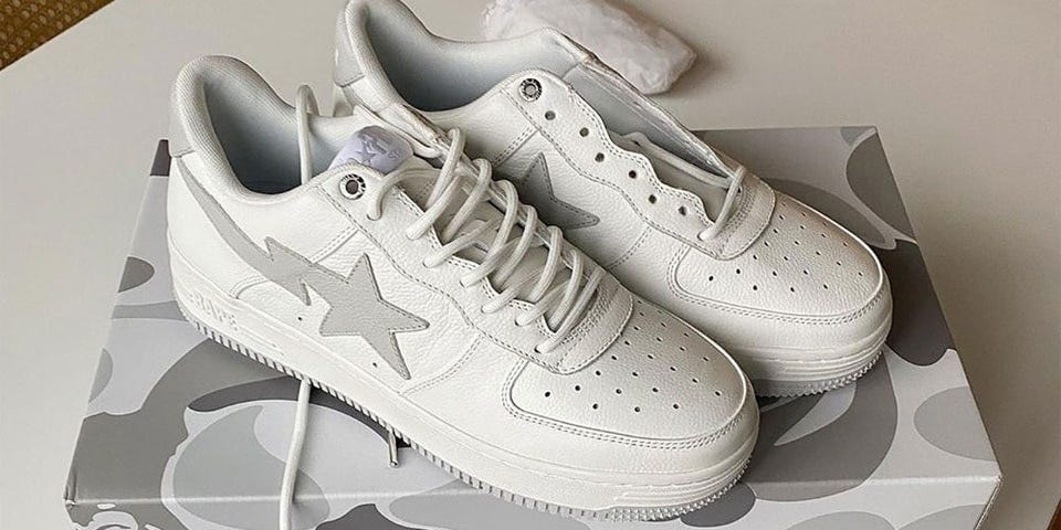 JJJJound x BAPE STA White/Gray Collaboration | Hypebae