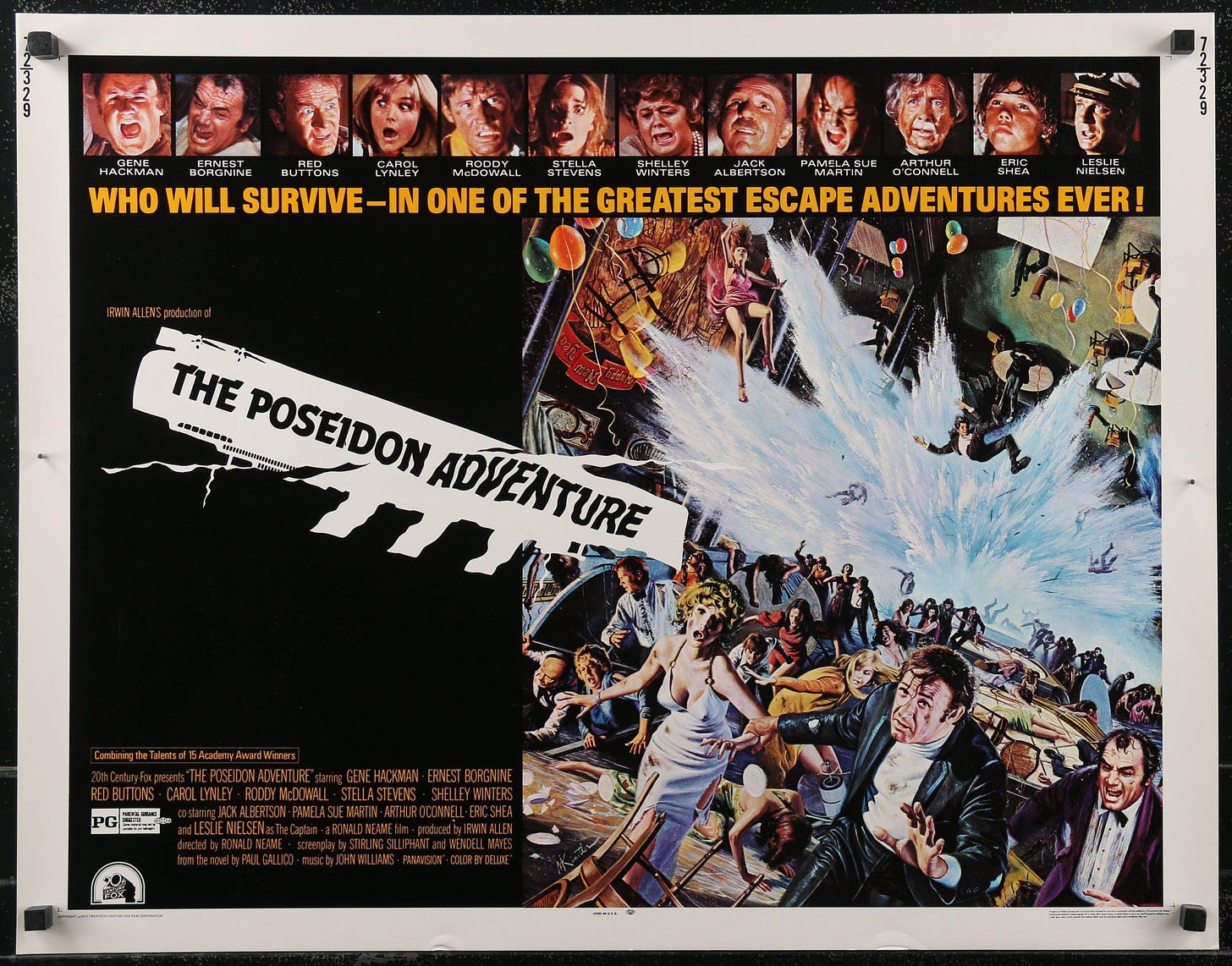The Poseidon Adventure Vintage Movie Poster