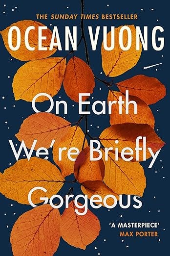 The coer of Ocean Vuong's On Earth We're Briefly Gorgeous
