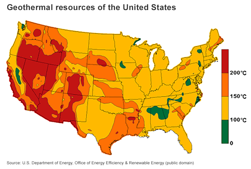 Where geothermal energy is found - U.S. Energy Information Administration  (EIA)