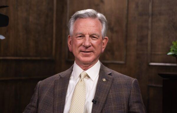 Sen. Tommy Tuberville (R-Ala.) in Washington on June 7, 2021. (Wang Zhen/The Epoch Times)