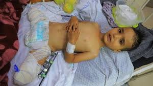 Wounded child, no surviving family ...