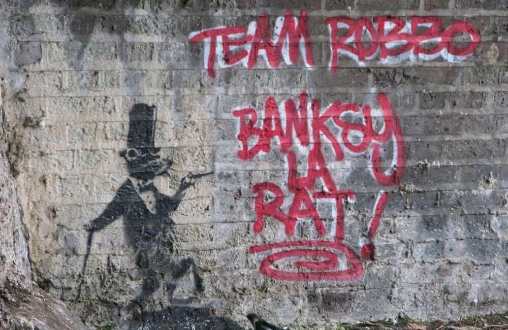 Robbo-vs-Banksy-01-Banksy-La-Rat