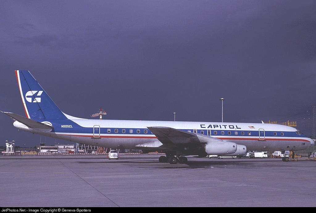 N905CL | Douglas DC-8-31 | Capitol International Airways | Geneva-Spotters | JetPhotos
