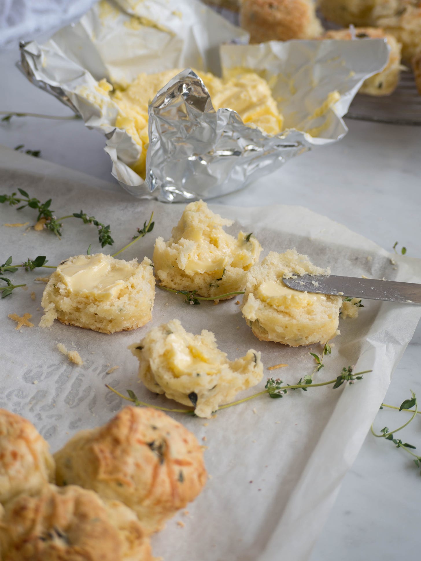 Parmesan and Thyme Scones