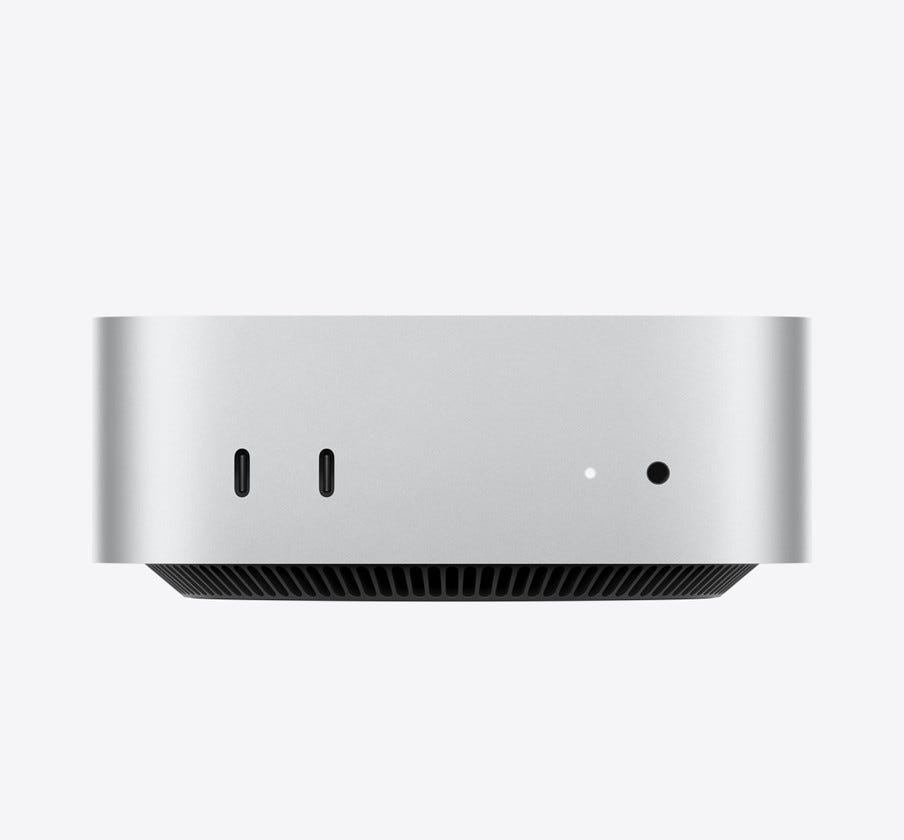 Mac Mini M4Pro on white background