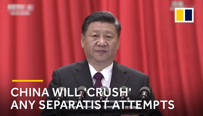Xi says China will 'crush' any attempt to break up its territory | South China Morning Post