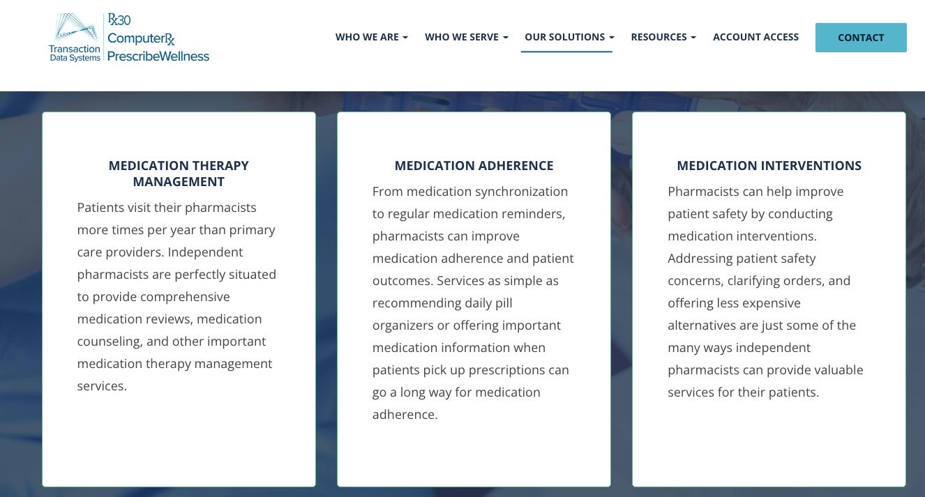 Transaction Data Systems Launches Clinical Opportunities Solution Across Largest Network in Community Pharmacy