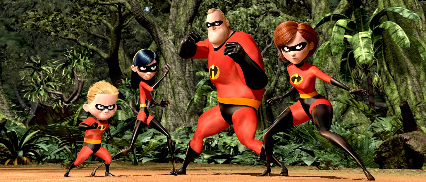 The Incredibles ready to fight.