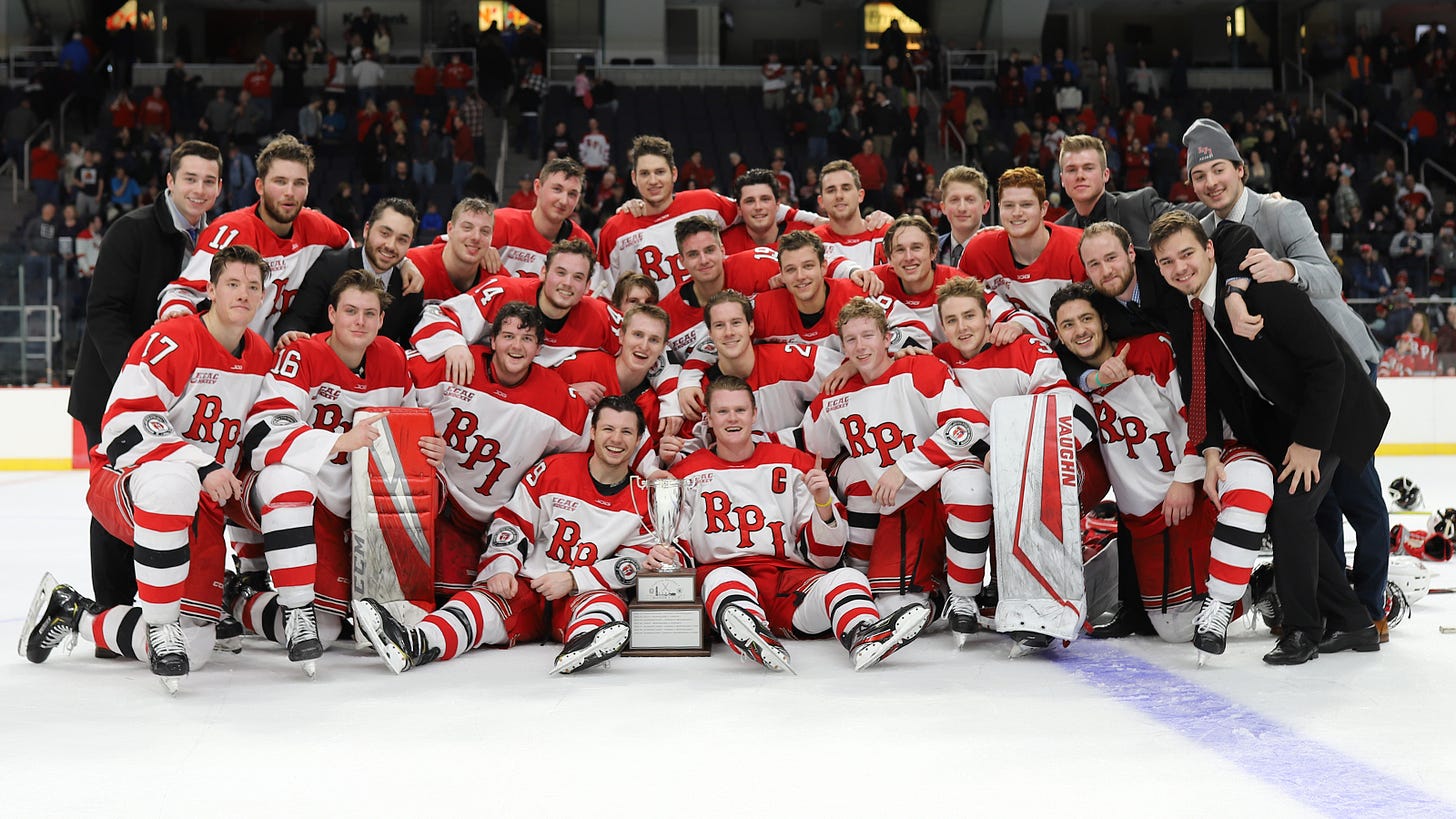 Men's Hockey Mayor's Cup Celebration