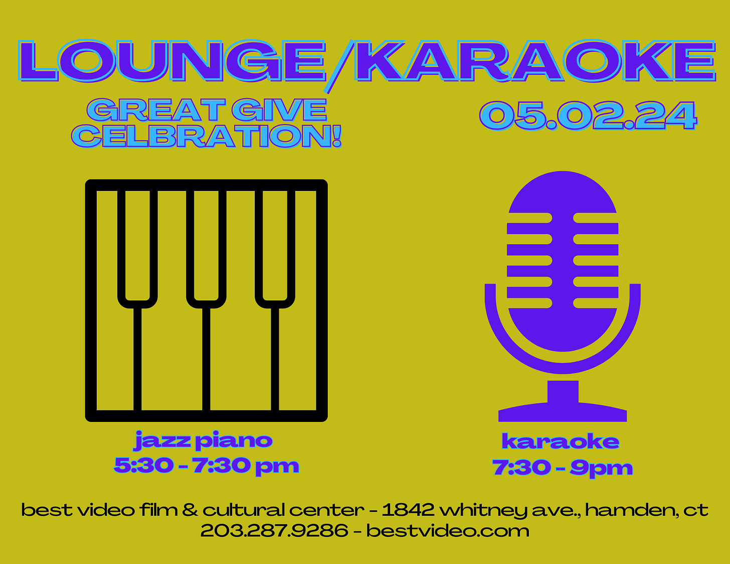 Lounge/Karaoke Night - Great Give Celebration!