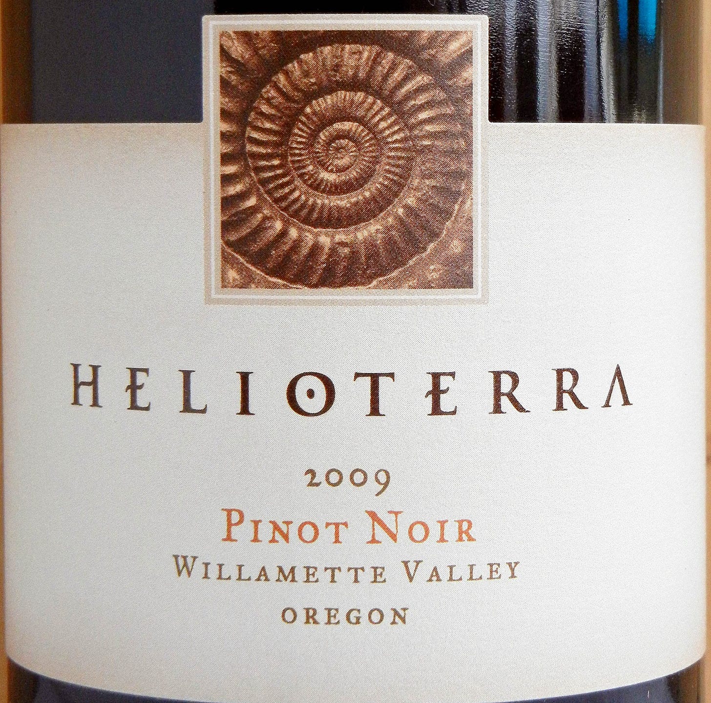 Helioterra Willamette Valley Pinot Noir 2009 Label - BC Pinot Noir Tasting Review 26