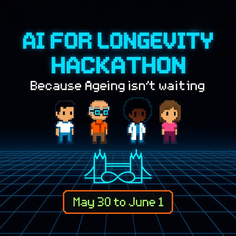 Cover Image for AI for Longevity Talks and Hackathon