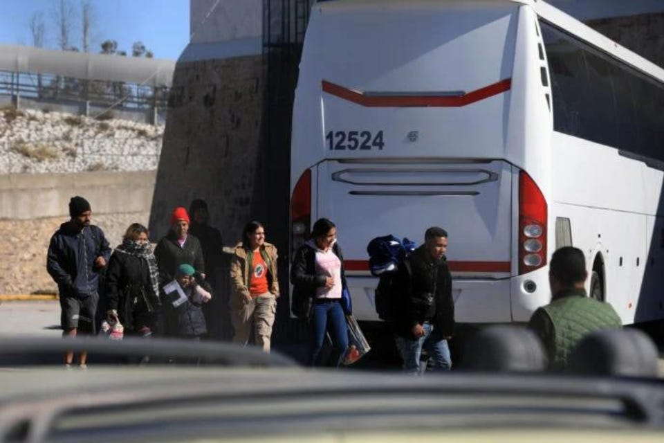 Migrantes - secuestrados autobús México