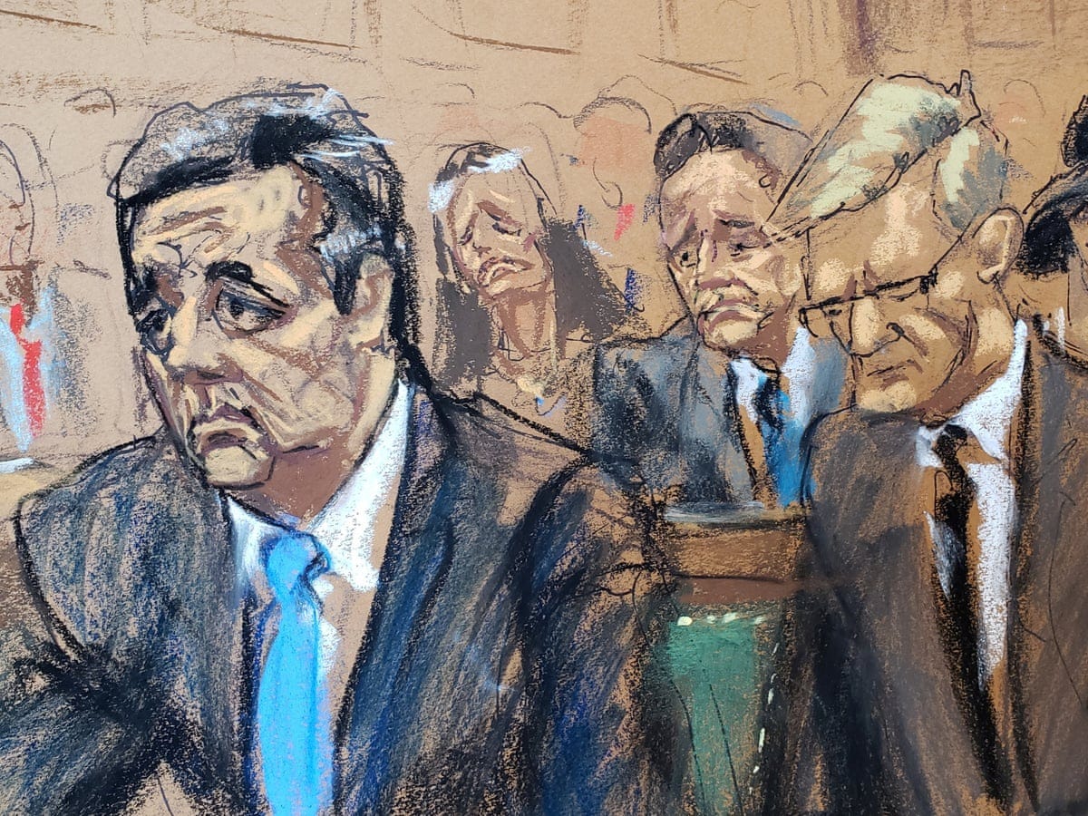 The saddest image': courtroom sketch captures Michael ...