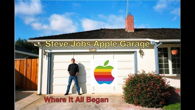 Steve Jobs original house and garage (Apple) - YouTube