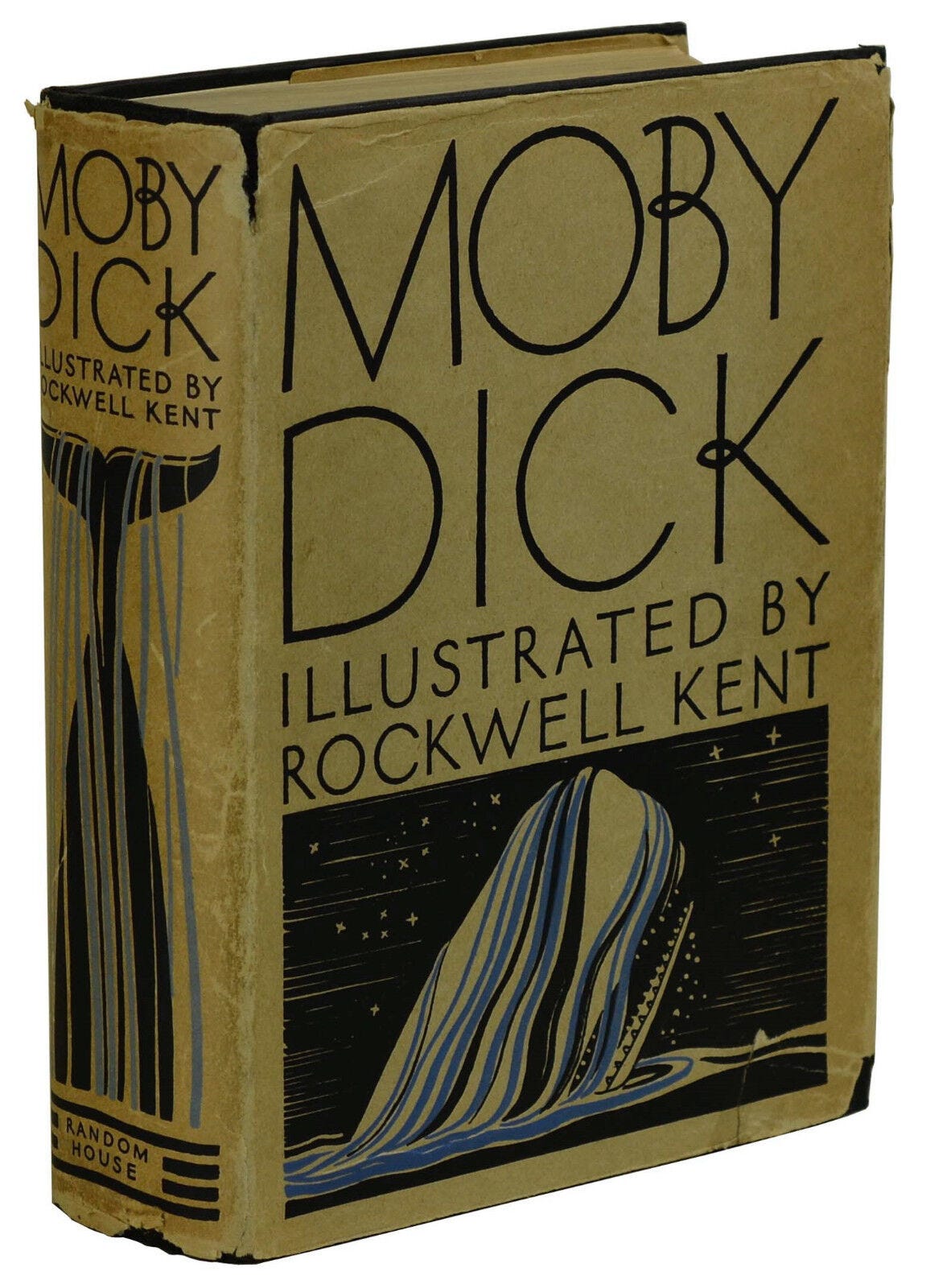 Moby Dick ~ HERMAN MELVILLE First Edition Thus ~ Dust Jacket 1930 ROCKWELL  KENT | eBay