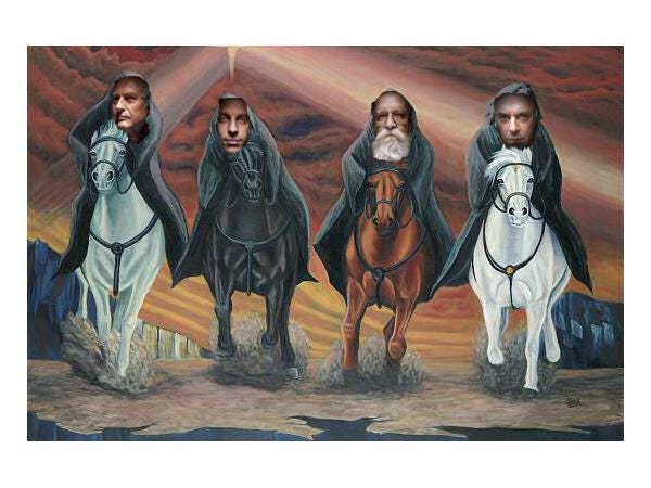 Four Horsemen of Atheism" 06/12 by Sacerdotus | Atheism