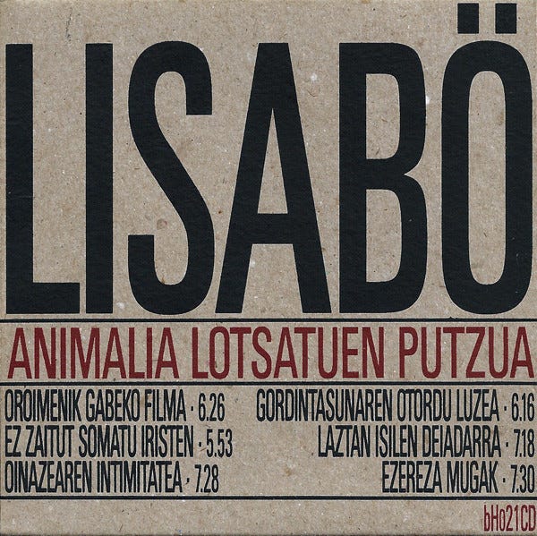 Lisabö - Animalia Lotsatuen Putzua (2011)
