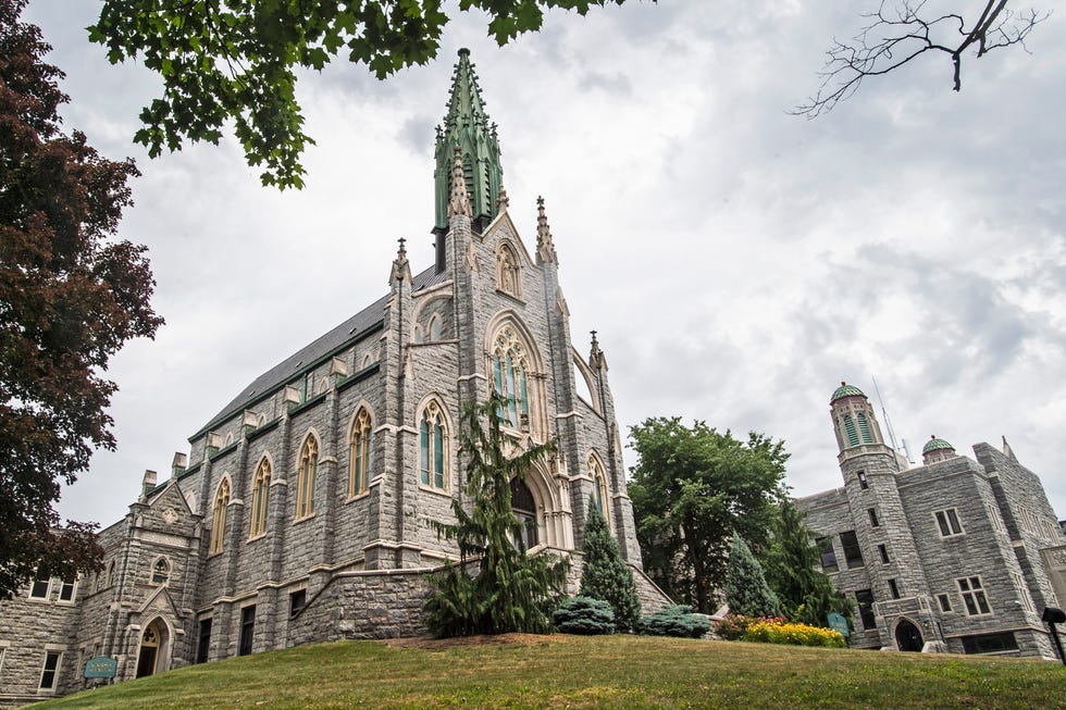 St. Mary's Chapel is shown, on June 29, 2022, at Granite Ridge in North East. This location was previously the Admissions Office of the former Mercyhurst North East campus, which closed in 2021. Ehrenfeld Cos. of Baltimore bought the 70-acre campus in January 25, 2022 with plans to repurpose it to host sports camps and tournaments, offer residential housing and host weddings, among other uses.