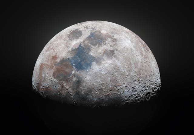 r/space - a close up of the moon