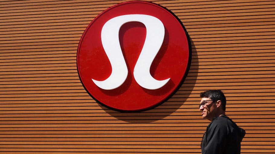 The Lululemon logo.