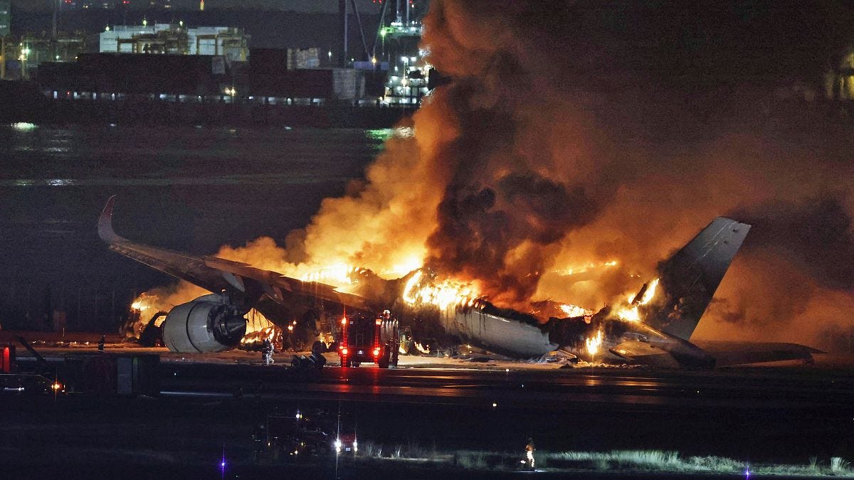 Tragic Collision at Tokyo's Haneda Airport
