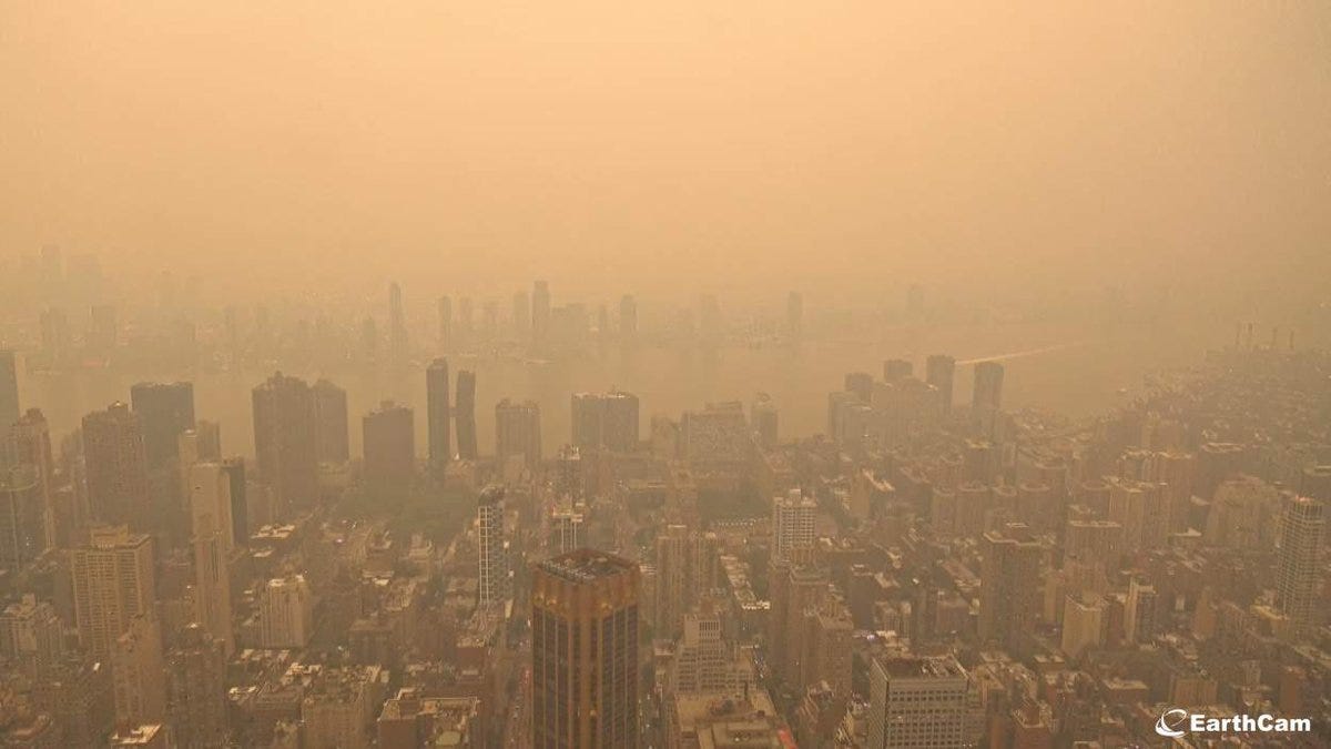 New York City can 'smell smoke' from Canadian wildfires: What is ...