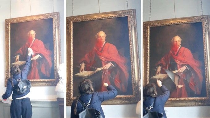 Pro-Palestine mob destroys historic Tory Lord Balfour painting at Cambridge  University – New English Review