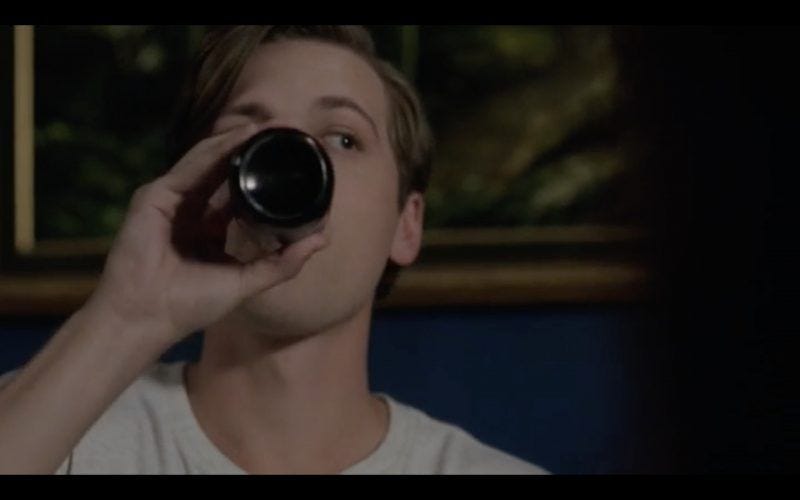 supernatural jack lucifer son following dean drinking beer