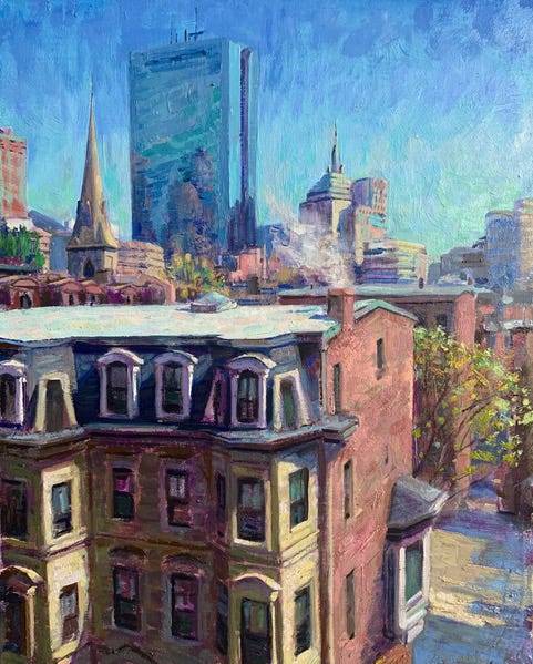 A painting of a city

Description automatically generated