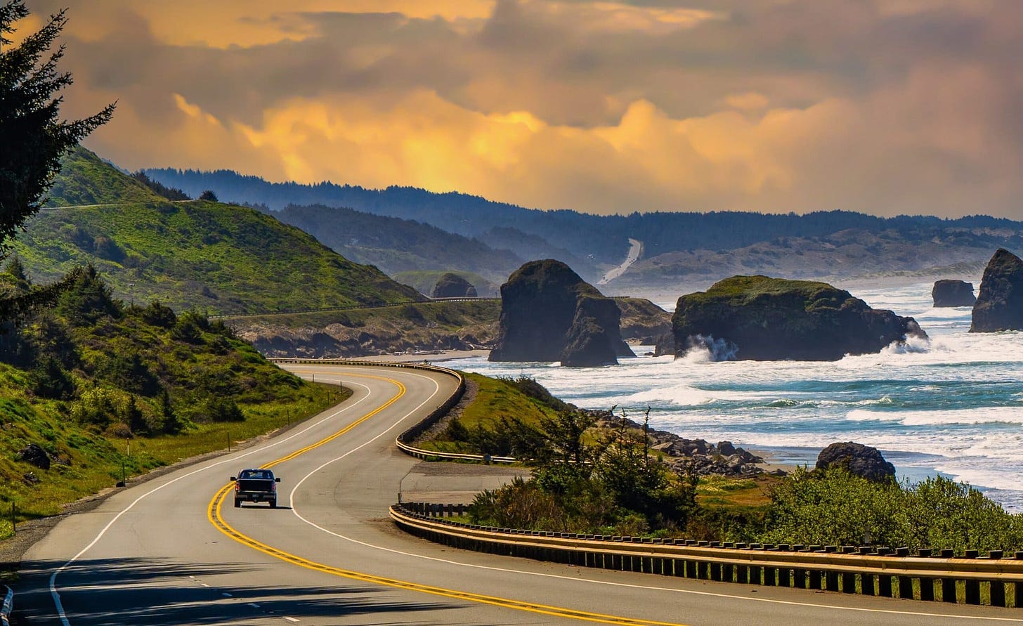 Pacific Coast Highway map and guide