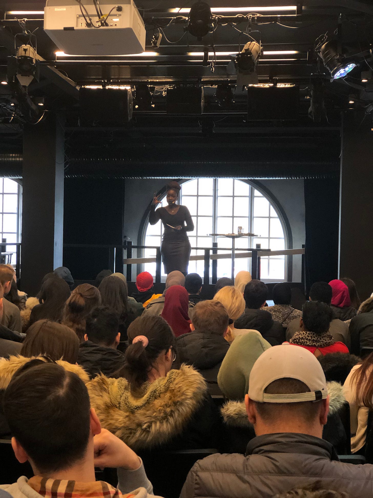 Lovette Jallow leading an anti-racism workshop at CyberGymnasiet in Stockholm, engaging high school students in inclusive education and systemic change. Lovette Jallow leading an anti-racism workshop at CyberGymnasiet in Stockholm, engaging high school students in inclusive education and systemic change.