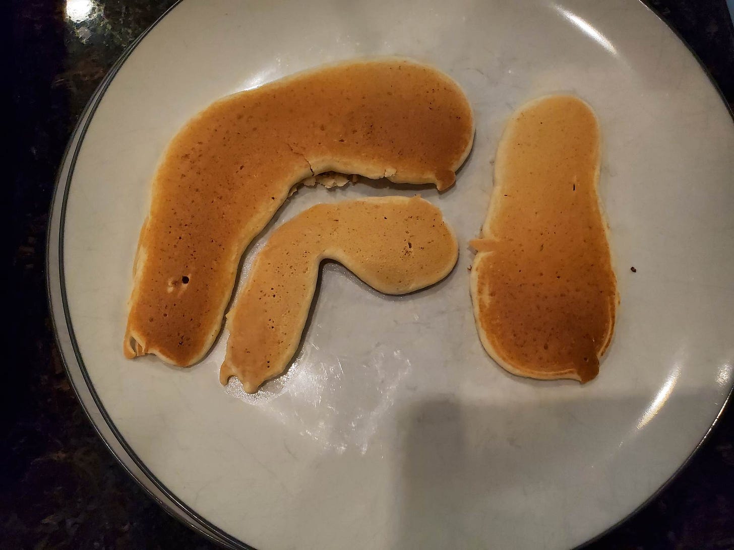 Waffles in the shape of the Formula 1 logo