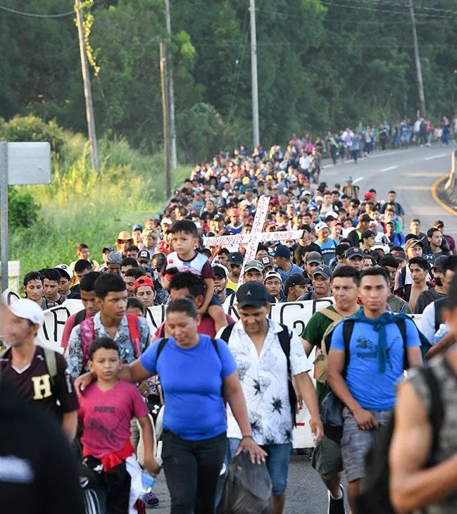 Migrant caravan Mexico