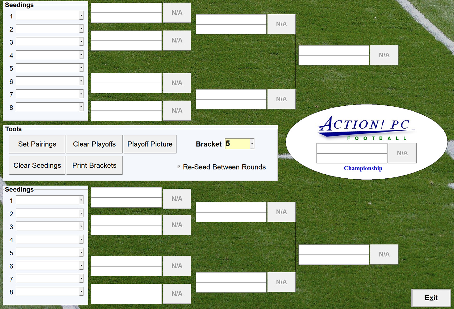 Action PC Football Playoff Window Tournament