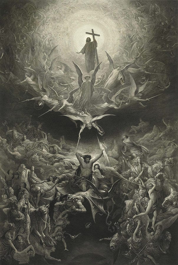 The Triumph of Christianity Over Paganism, 1899 by Gustave Dore