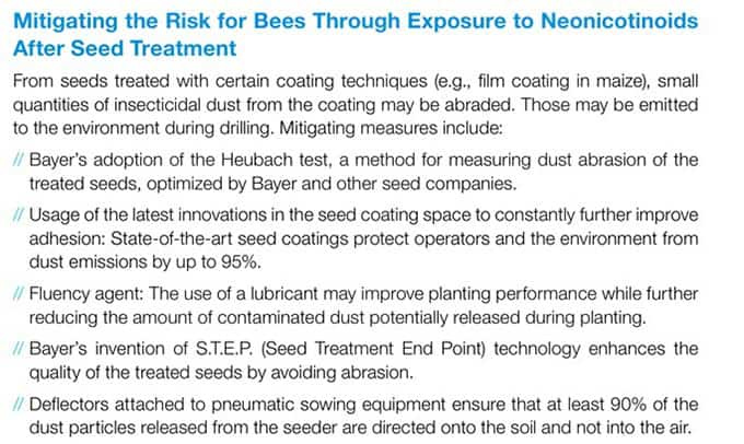 mitigating the risk for bees