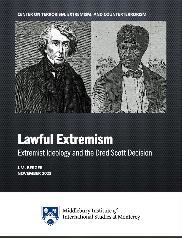 Cover image: Lawful Extremism -- Extremist ideology and the Dred Scott Decision